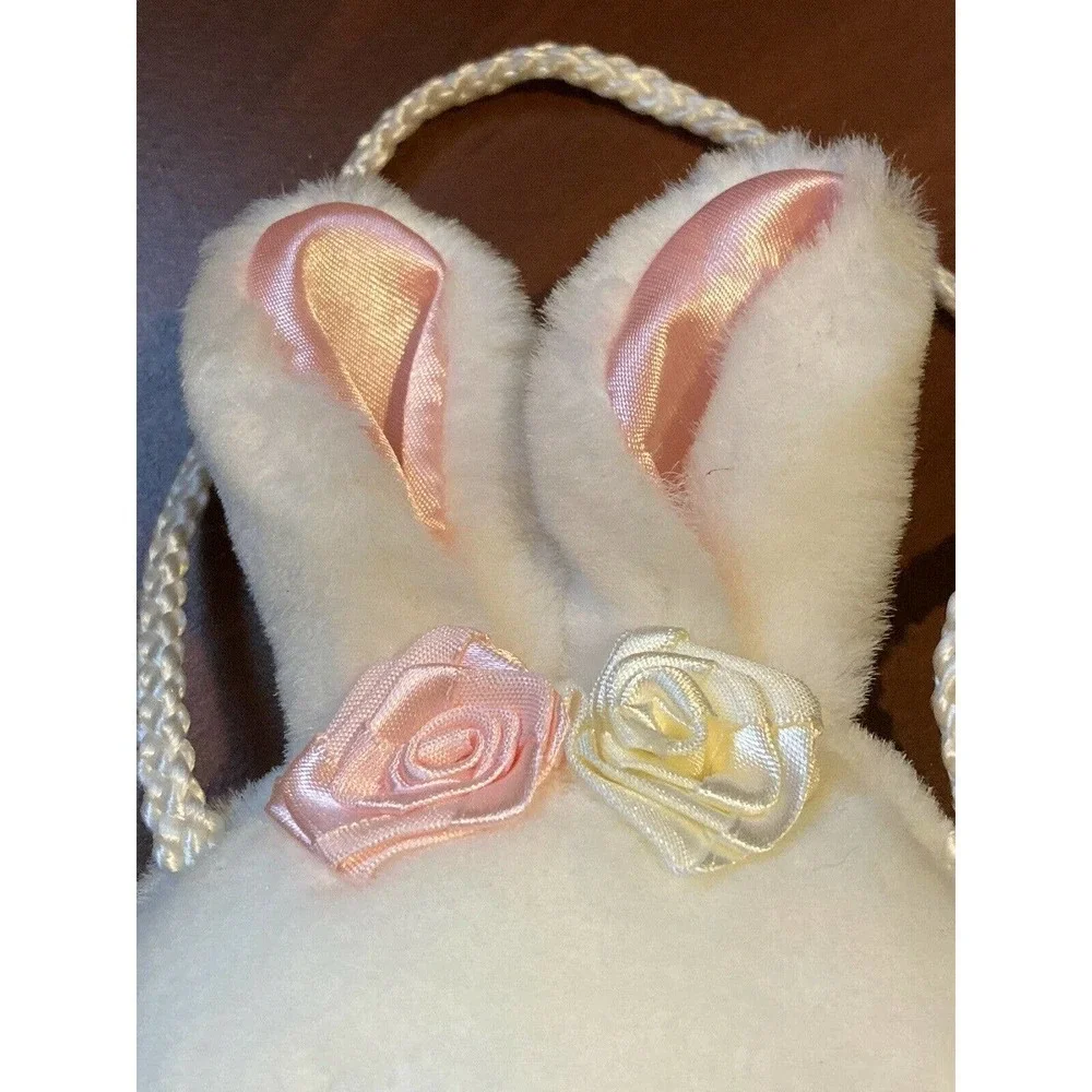 White Plush Childs Purse Bunny Face‎ Ameri-Suisse
